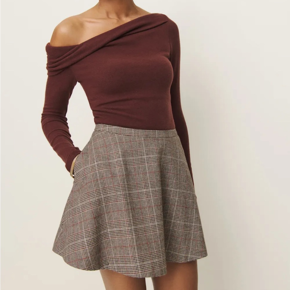 Reformation Hanna Skirt Natural - Size 4